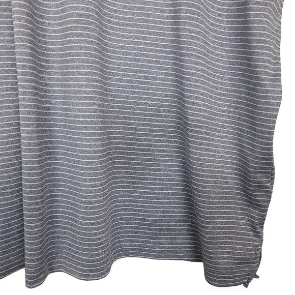 Callaway Opti-Dri Men's Short Sleeve Golf Polo Shirt XL Logo Striped Gray White - Picture 5 of 8